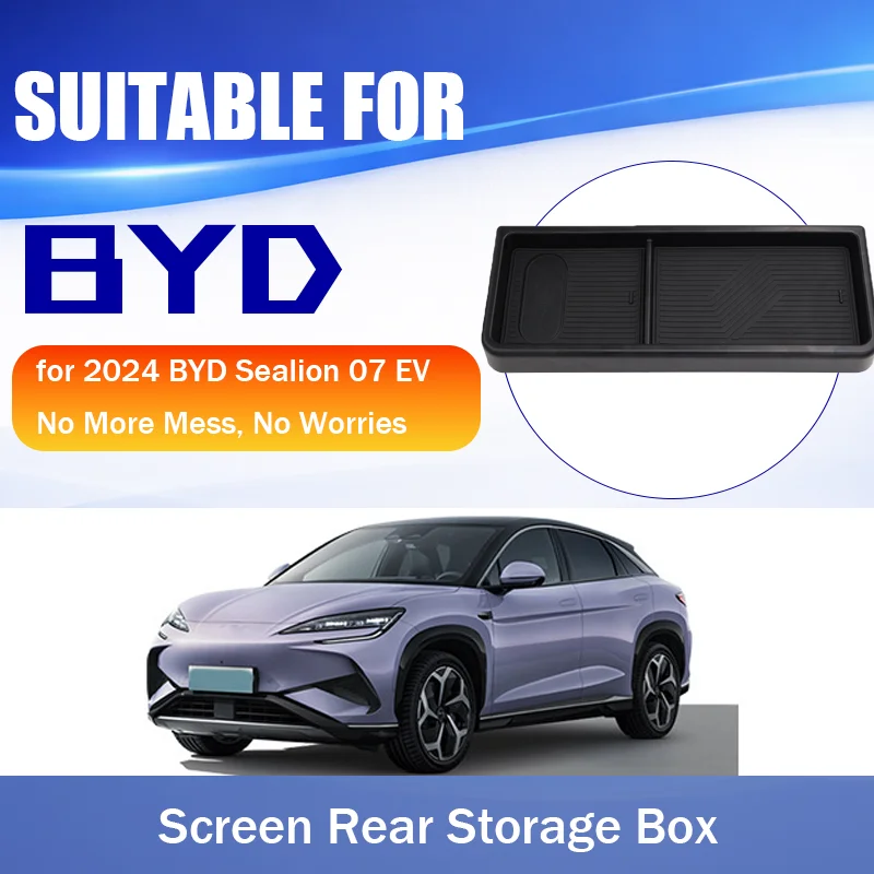 Suitable for 24-25 BYD Sealion 07EV screen rear storage box central console automotive supplies