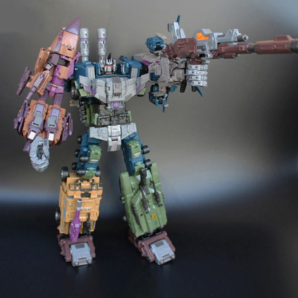 JinBao Bruticus Transformation 5 en 1 figurine Robot voiture militaire réservoir modèle jouets cadeaux Onslaugh surdimensionné 43CM en Stock ﻿