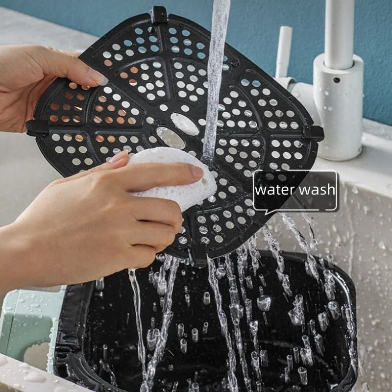 DAEWOO 5L 에어프라이어 가전 제품, 60 분 타이밍 220V 1500W, 다기능 전기 프라이어 포트, 주방 에어프라이어