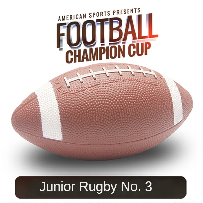 3 American Football Youth Inflatable Leather Ball Toy Preschool Student Team Game Teaching Ball Children\'s Football Sports Ball