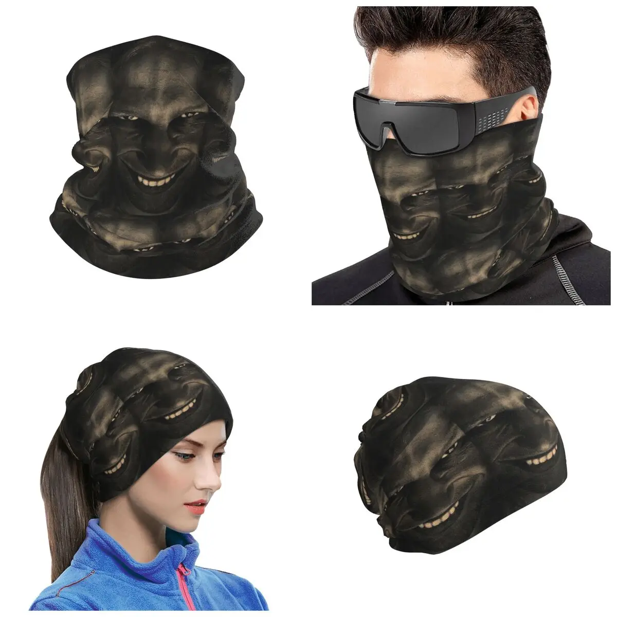 Aphex Twin Electronic Music Artist Producer Bandana Neck Gaiter Printed Wrap Scarf Multi-use Headwear Unisex Adult All Season