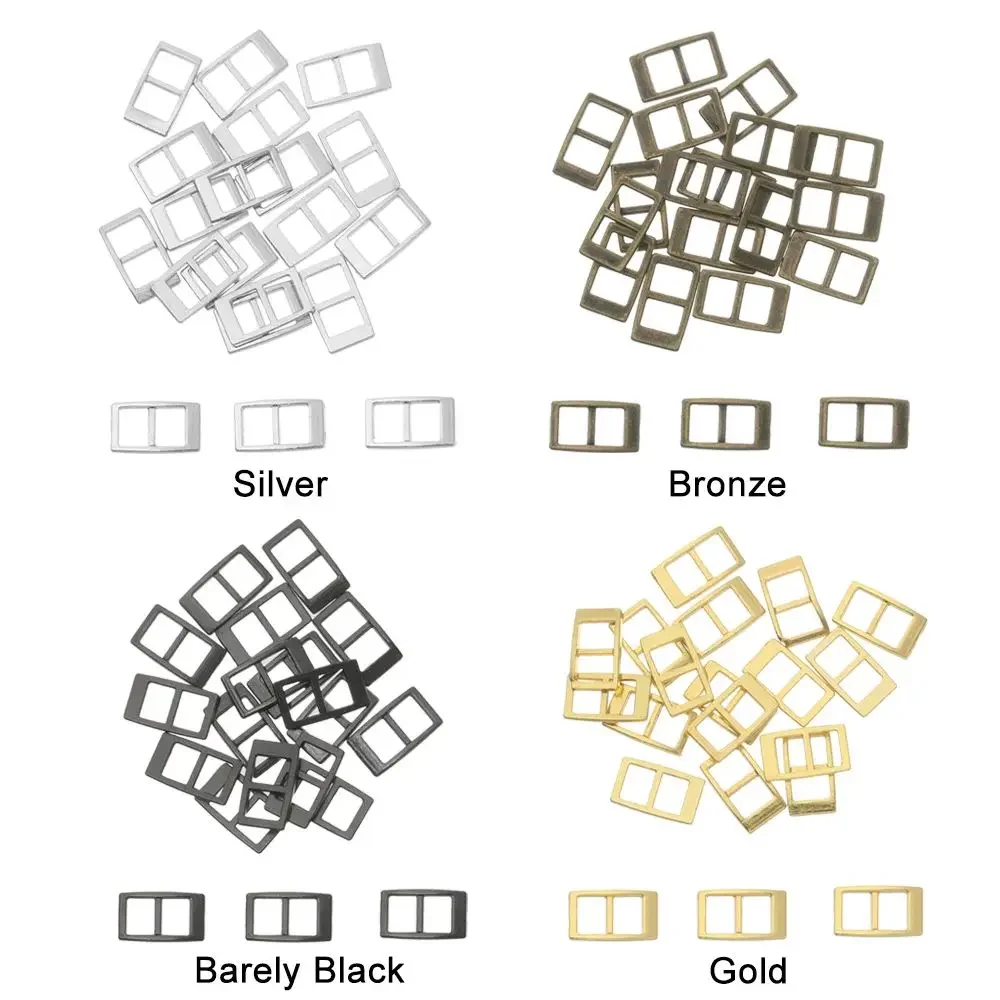 20/40pcs Newest 4 Colors Stuffed Toys Diy Dolls Buckles Tri-glide Buckle Doll Bags Accessories Belt Buttons