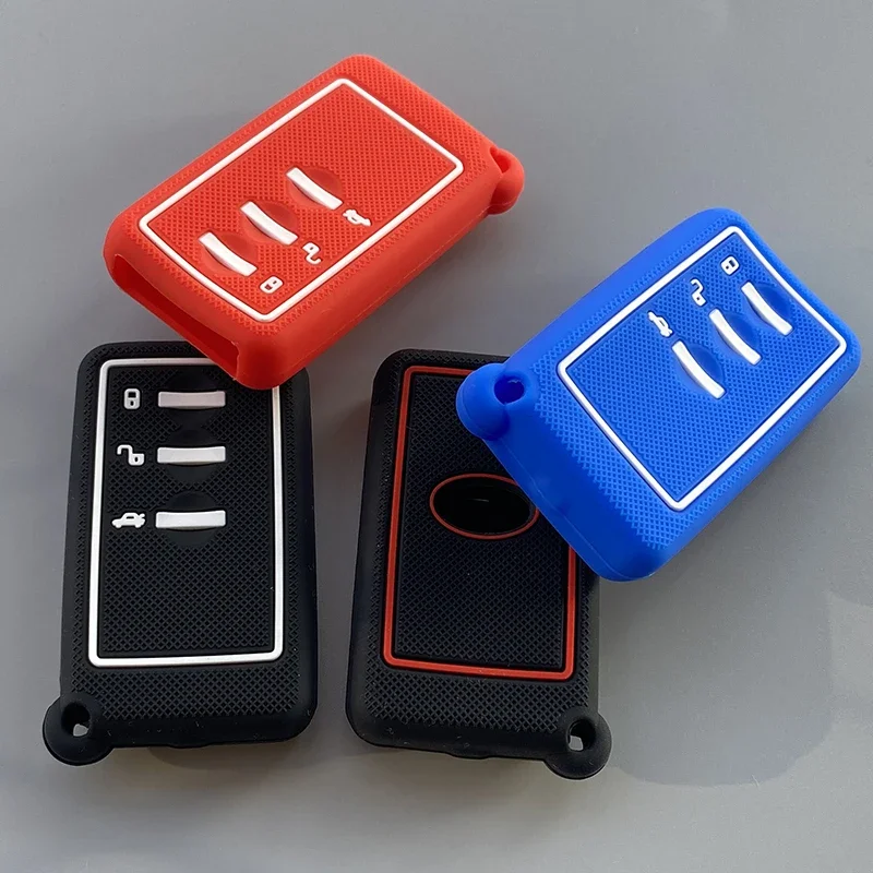 Silicone Car Key Cover Case hold shell for Subaru Forester Impreza Legacy XV Smart 3Buttons Key