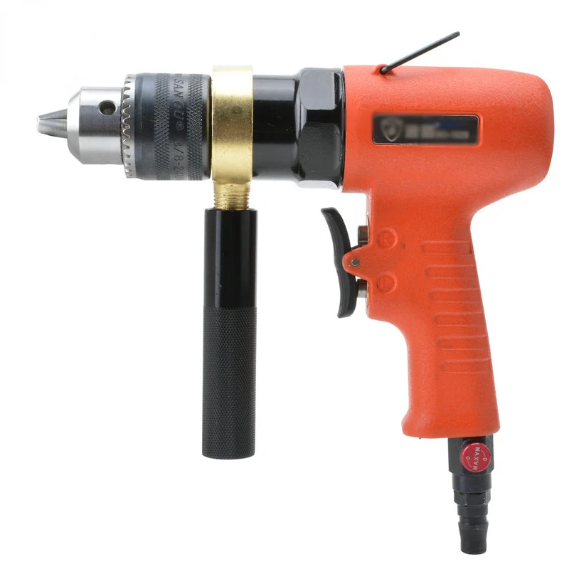 

1PC Industrial-grade Pneumatic Hand Drill BD-1029 Hand Held Positive/Reverse Air Drill 13mm Gun Type Pneumatic Drill Machine