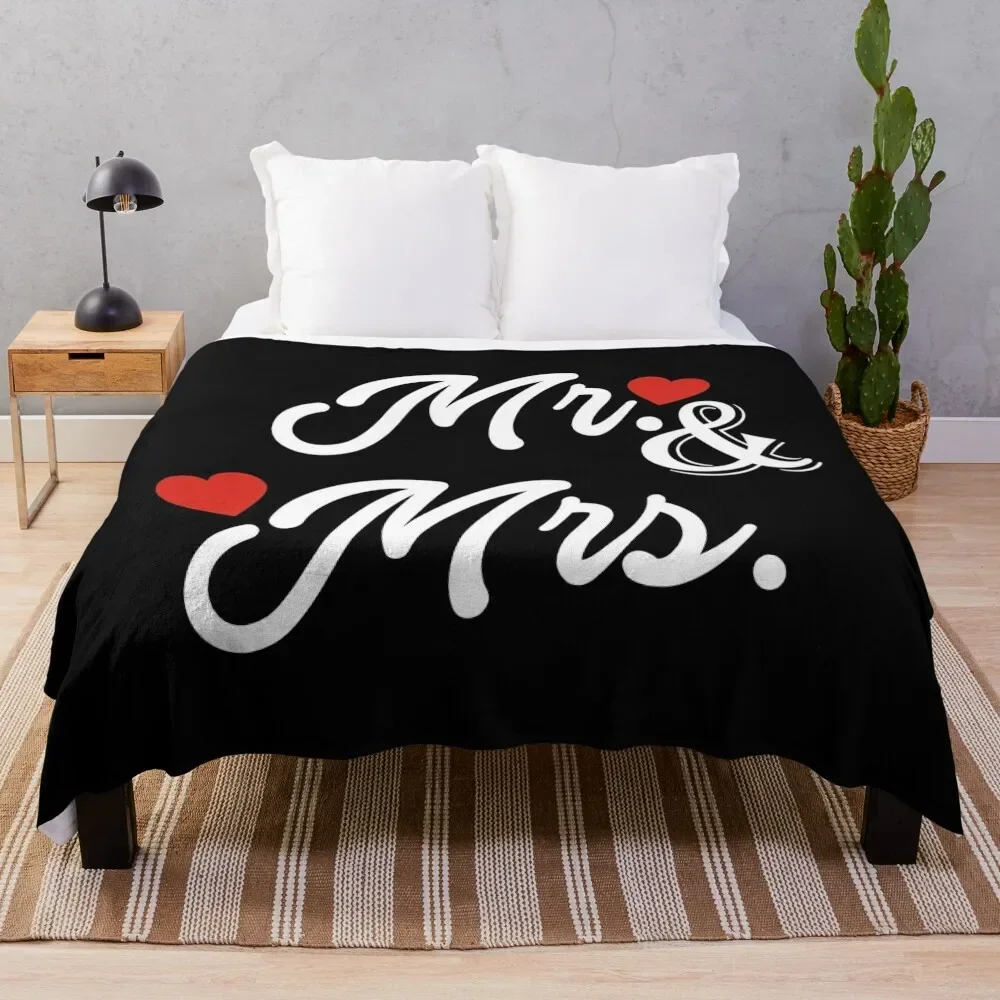

Mr & Mrs Throw Blanket Summer Beddings Furrys Travel manga Blankets