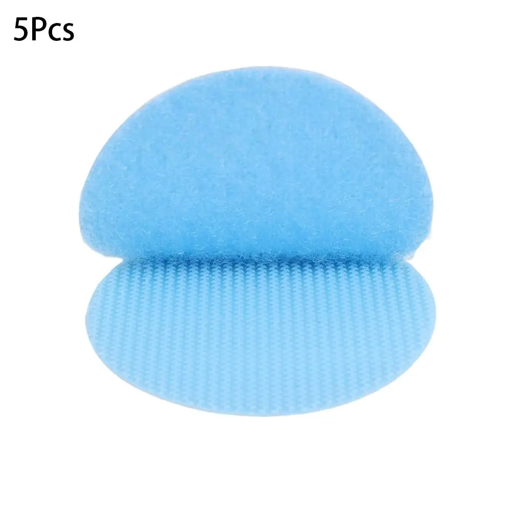 Cinta autoadhesiva de gancho y bucle, sujetador mágico Invisible antideslizante, mantel, alfombra, sábana de doble cara, 5 uds.