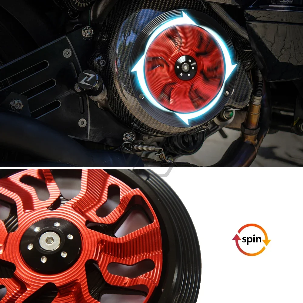 

For Vespa Sprint Primavera 150 125 2013-2022 Scooter Accessories CNC Aluminum Engine Cover Radiating