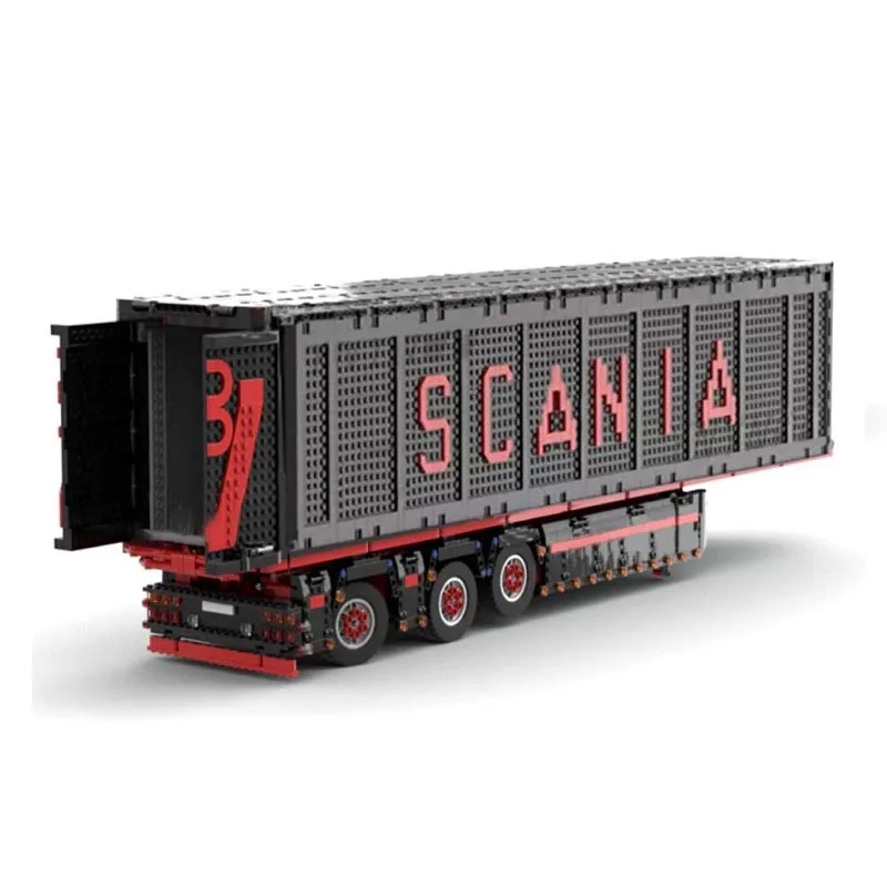 New Truck R620 Trailer Engineering Vehicle Model RC Remote Control Building Blocks Bricks Kit Kids for Toys Birthday Gift