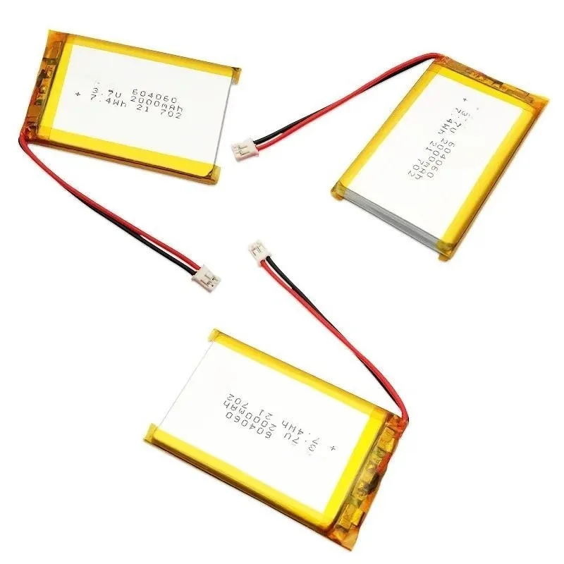 3pcs for Polymer Lithium Battery 604060 2000mAh 3.7V Rechargeable for Digital Product Bluetooth Speaker with Guarantee