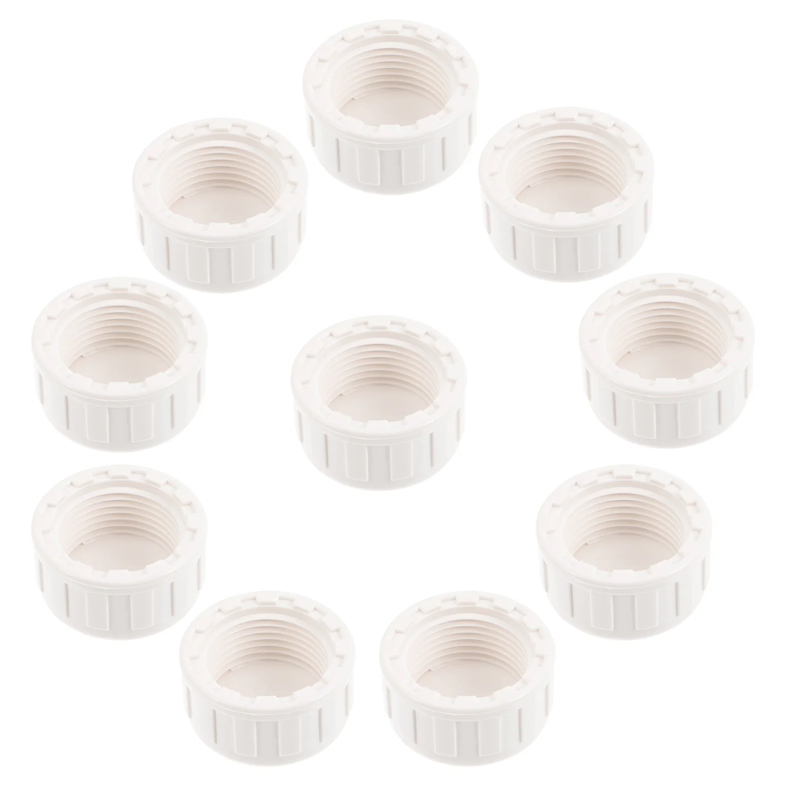 10 Pcs Threaded Plug Pvc Fittings Hose Connector End Caps Adapter Accessories Saver Sprinkler Head