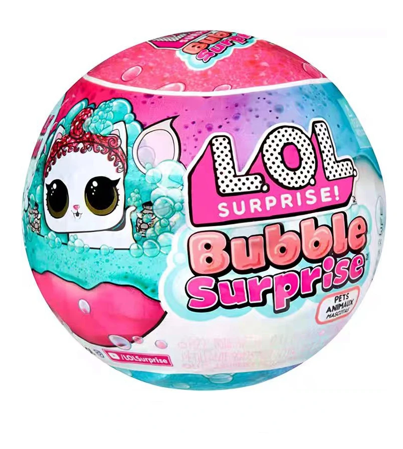 LOL Surprise-Bola dividida para niñas, Bola de agua, accesorios para muñecas, casa de juegos, juguetes, regalos de vacaciones, nuevo