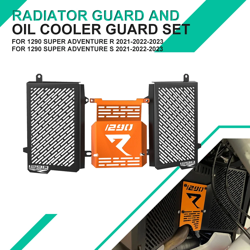 

SuperAdventure 1290 S 1290R Защитная крышка решетки радиатора двигателя для 1290 Super Adventure ADV S R 2020 2021 2022 2023 часть
