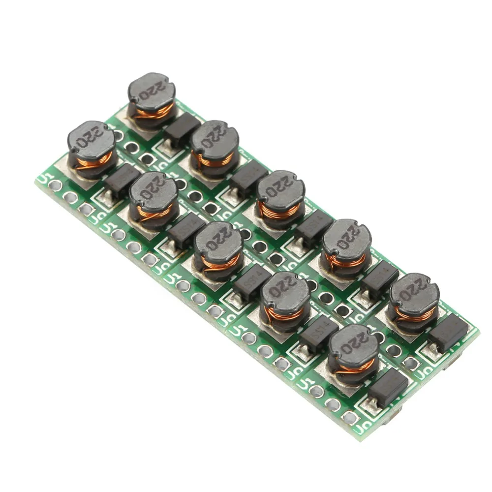 

10Pcs 1.5V 1.8V 2.8V 3V 3.3V 3.7V 4.2V to 5V Boost Converter Module DC-DC 0.9-5V to 5V Converter Module Mini Size