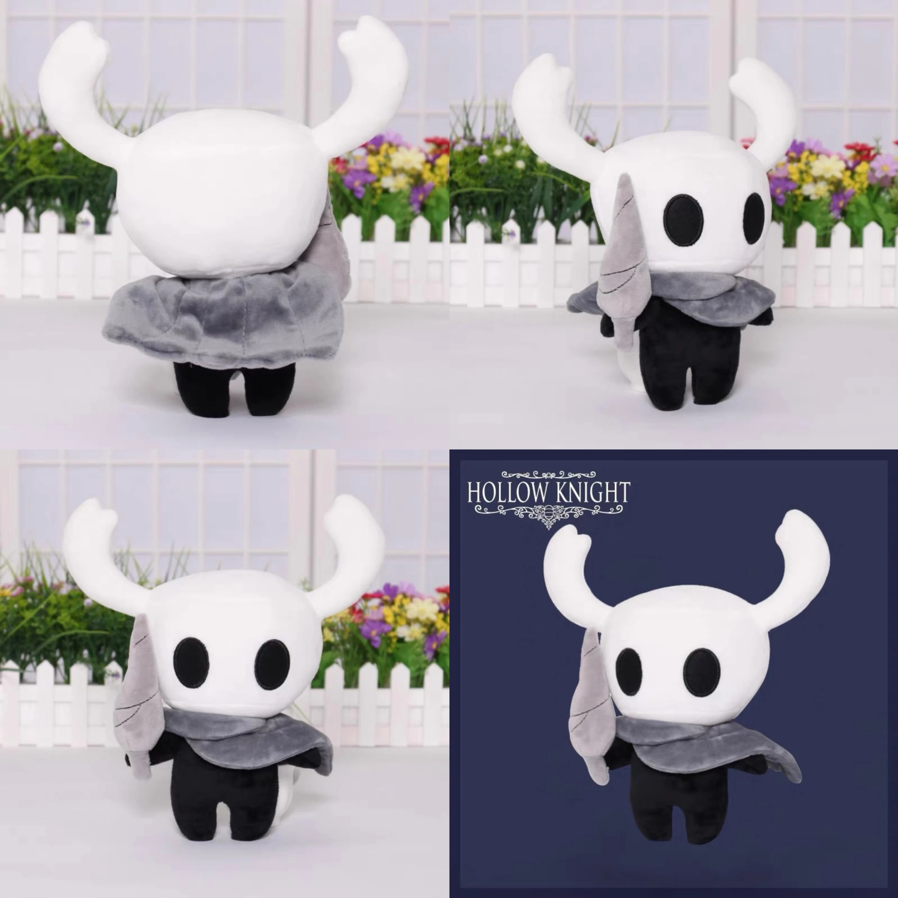 

Cute Hollow Knight Plush Toys Game Character Ghost Figure Doll for Birthday Gift Boys Room Decor Collectible Item Easter Gift