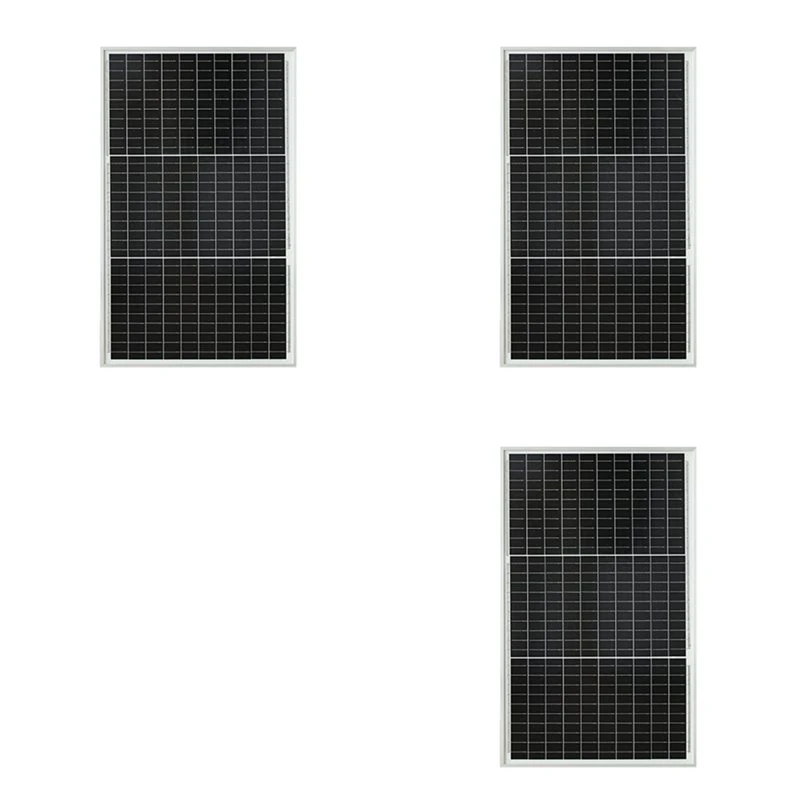 3X 30W Solar Panel 12V Monocrystalline Solar Module IP68 Solar Panel For Motorhome Roofs Camping Boats RV-A32R