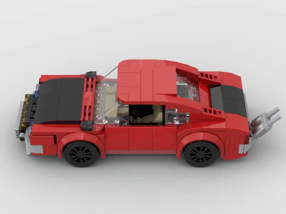 

MOC-271 Запчасти, строительные блоки, модели автомобилей, классические игрушки-автомобили 710 Sacotan, подарки на Рождество и день рождения для мальчиков