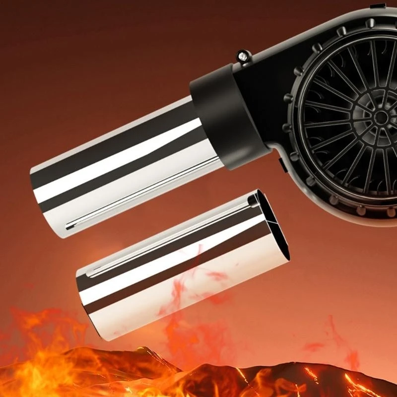 57QF Outdoor Cooking Fan BBQ Air Blower With USB Cable 5V2A 2650R Adjustable Speed
