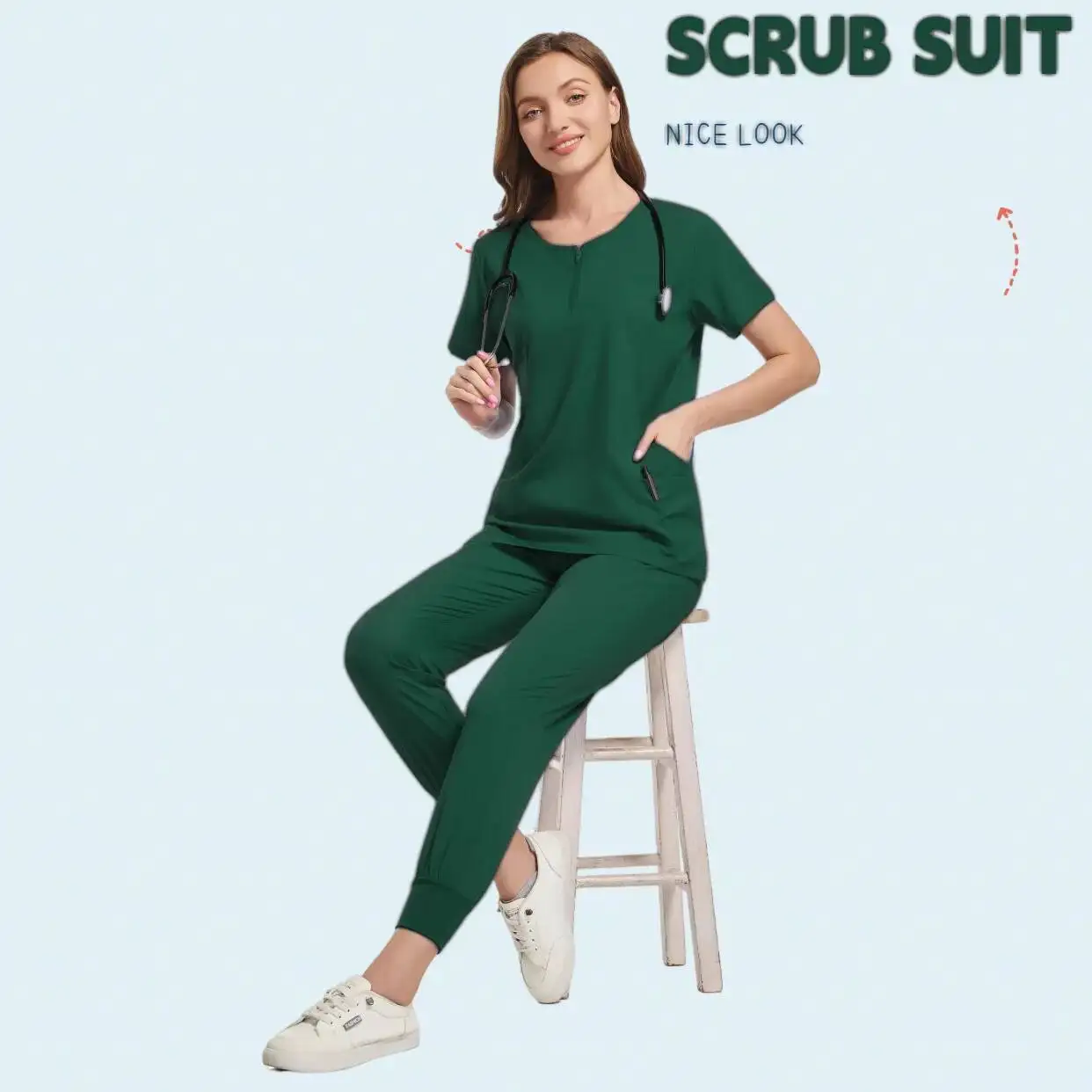 Atacado médico masculino médico macacão esfrega conjunto cirúrgico animal de estimação hospital oral feminino enfermeira esfrega corredores spa uniformes