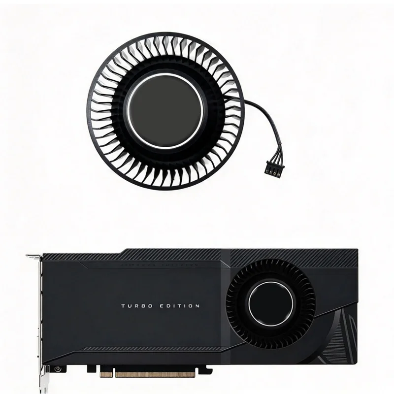 Compatible with Gigabyte RTX3080 3080ti 3090 TURBO GPU Turbo Fan PLB08025B12HH, fan diameter 80MM, mounting hole spacing 37MM