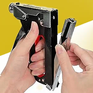 Heavy Duty 3-in-1 Staple Gun with 1000 Staples Adjustable Force Wall Stapler Quick Jam Release Anti-Slip Upholstery