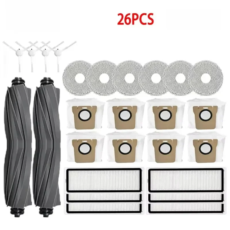 WHYY-Essential Vacuum Cleaner Kit For Dreame L10s Ultra / L10S Pro: Bags, Mop Filters