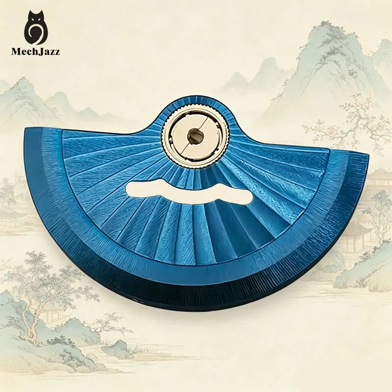 NH35 Windmill Swirl Engraved Oscillating Weight Hammer, Automatic Rotor Compatible with NH Series Movements, Watch Mod Parts