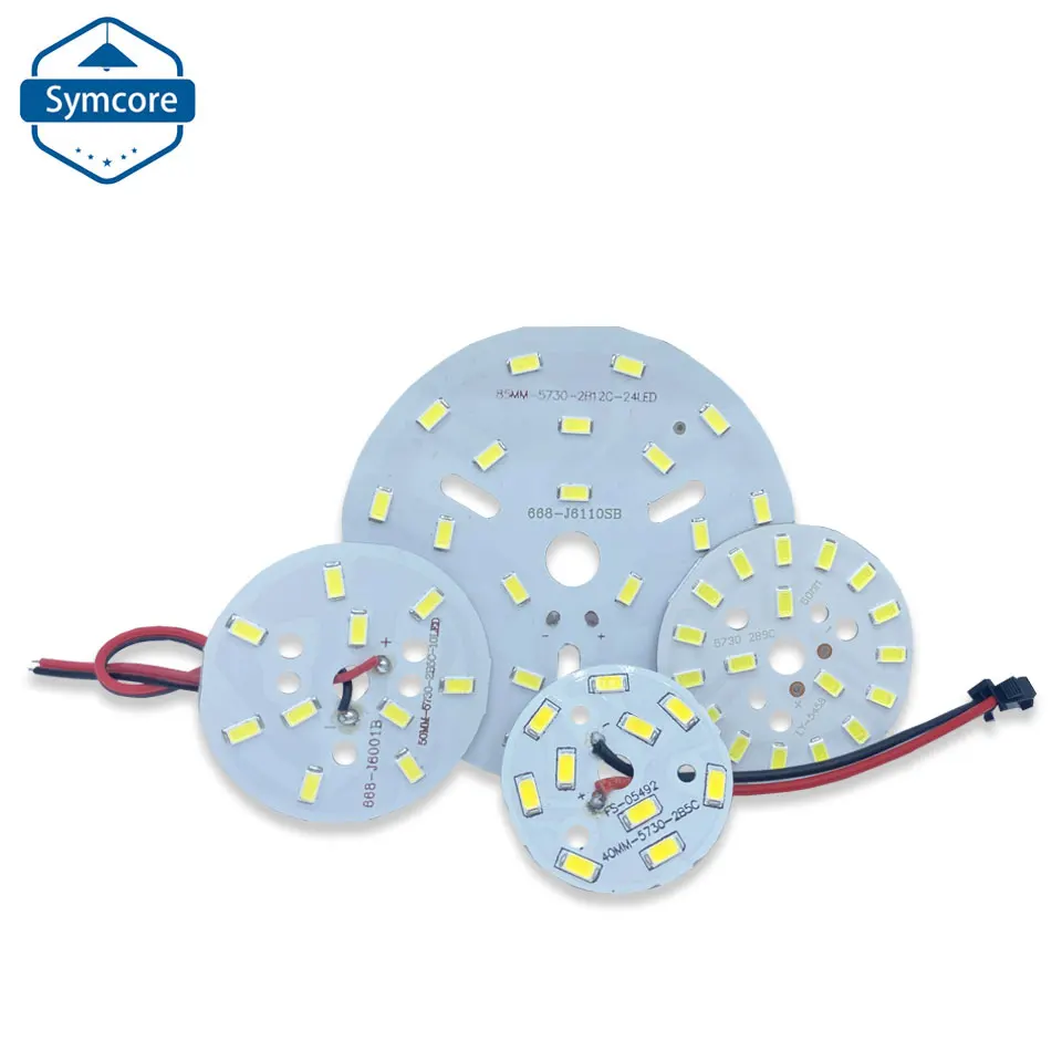 LED SMD5730 Chip 3W 5W 7W 9W 12W 15W 18W 24W 36W Light Board LED Lamp Panel With Wire For LED Bulb Downlight LED Spotlight