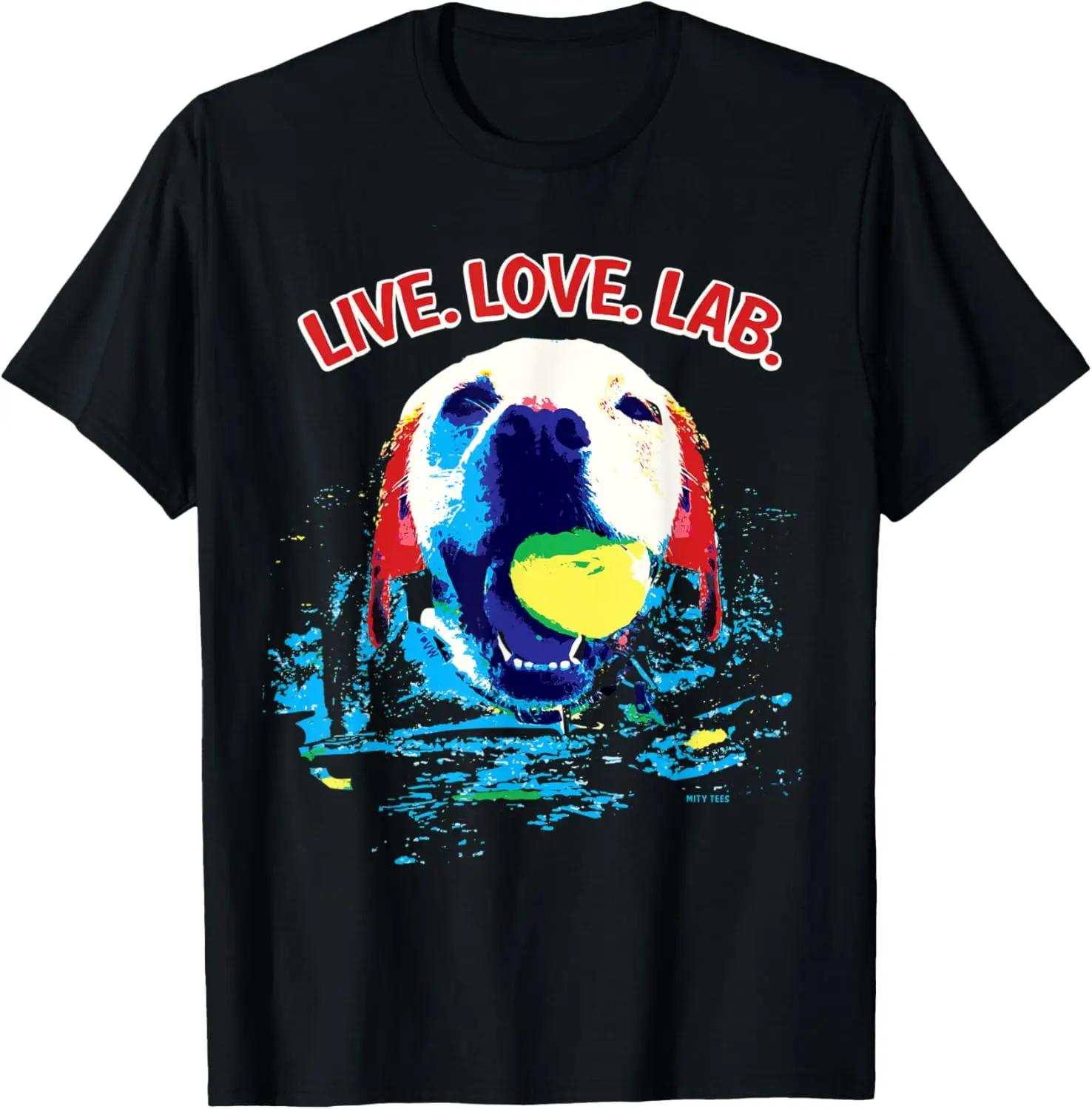 Labrador TShirt - Comic Style Hand Drawn - Funny Dog Graphic