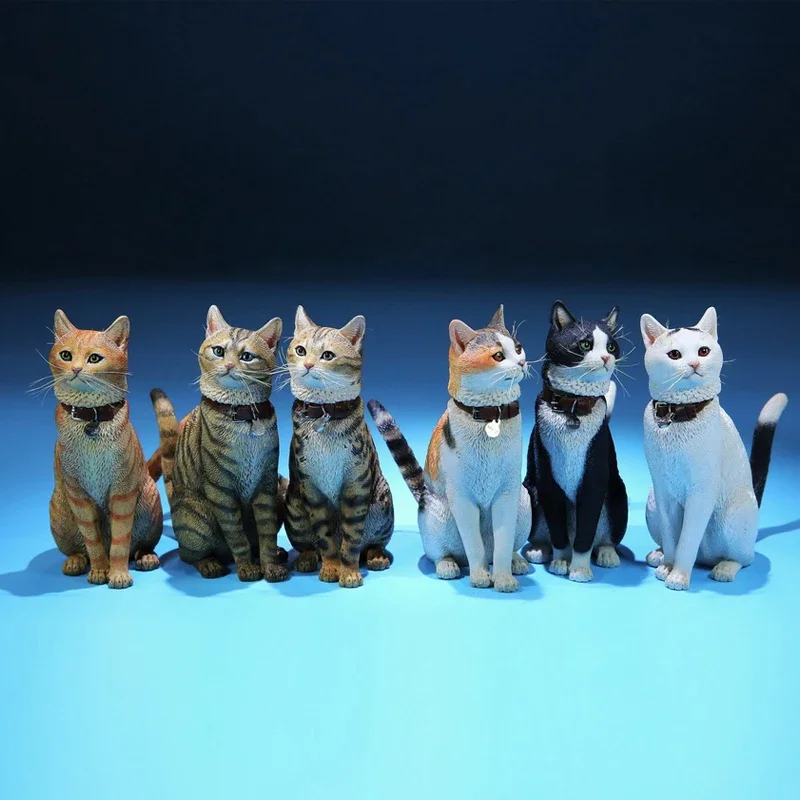 

Cat Figurine Resin Cat Model Mini Cat Decorative Figurines Home Decor Living Room Decoration статуэтки кошек adornos para casa