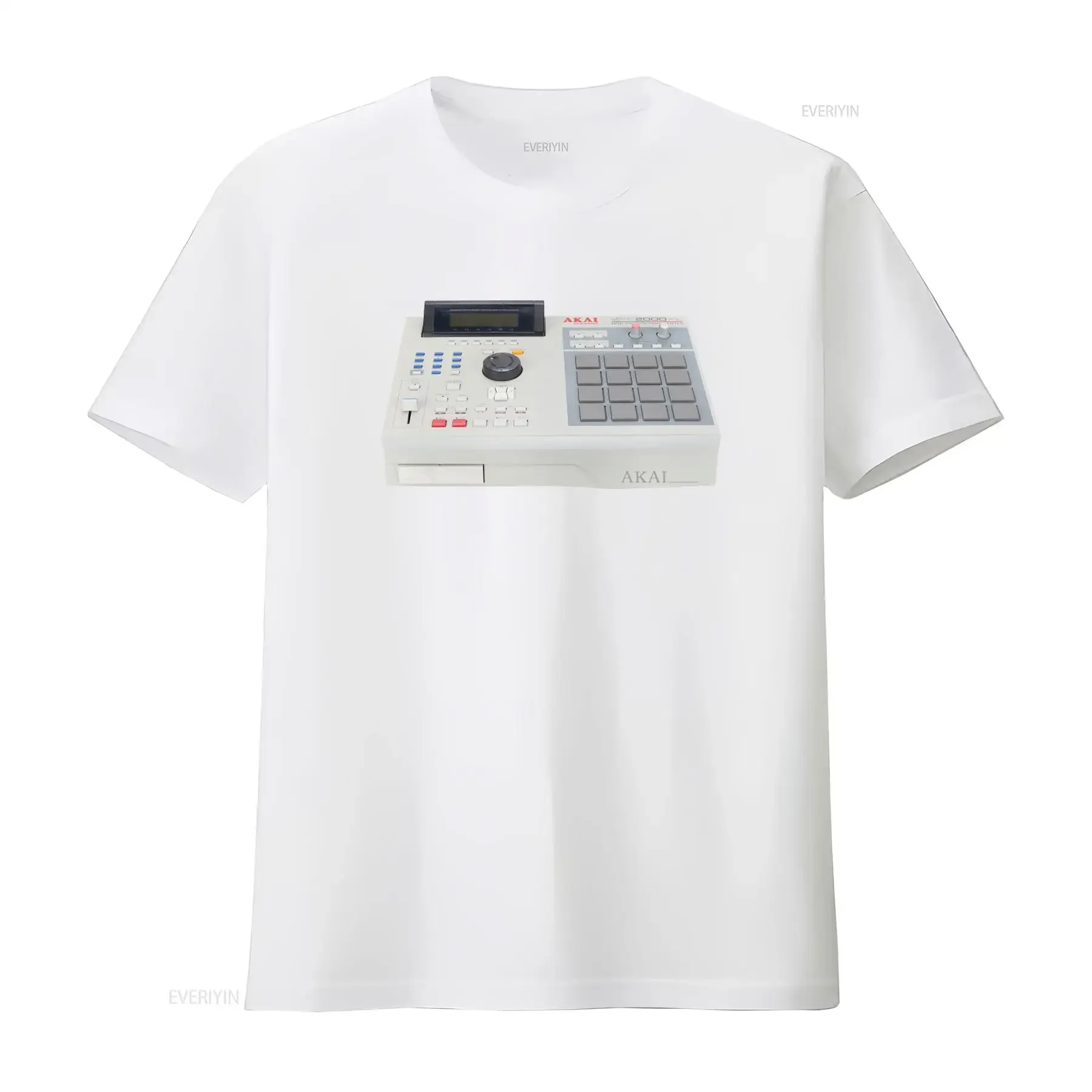 Rare Vintage Retro 90s Akai MPC 2000XL Drum Machine T Shirt Musician DJ  vintage Washed Versatile fashion homme graphic Unisex - view 3
