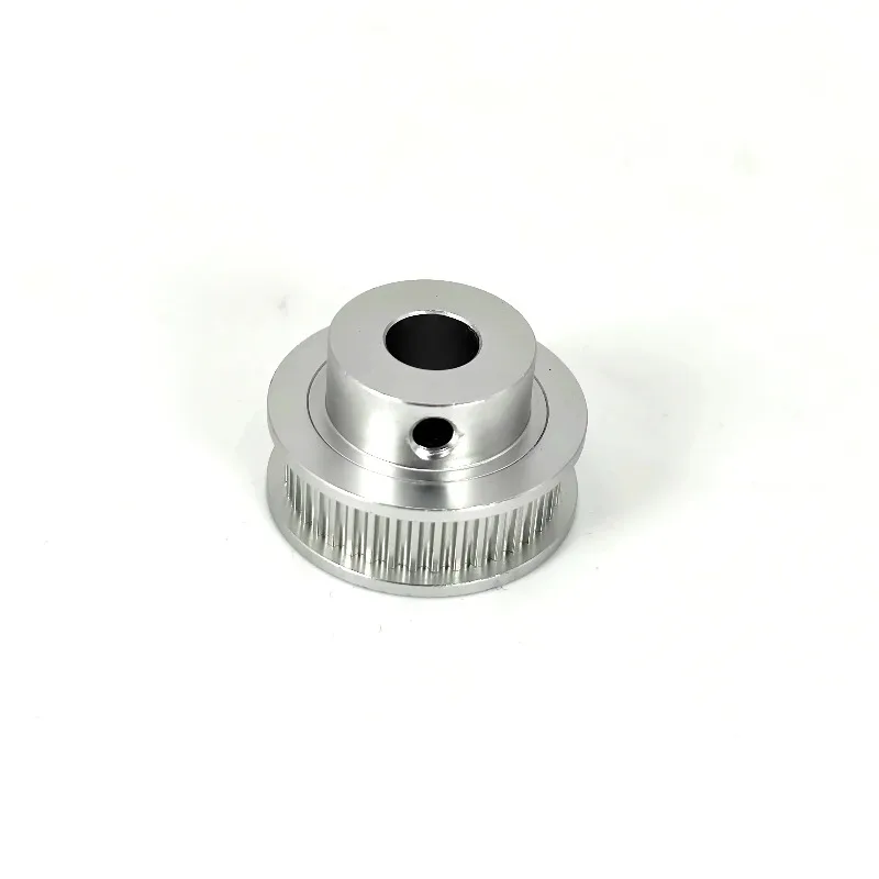 High Performance Industrial Silver Synchronous Pulley Assembly Stainless Steel CNC Machining Broaching Set