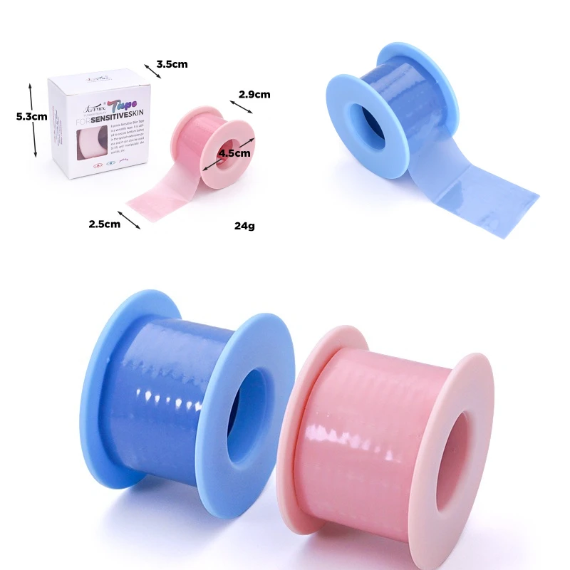 1Roll Liquid Silicone Gel Lash Lifting Breathable Tape Resistant Grafted Eyelashes Under Eye Pad Sensitive Skin Makeup Tools