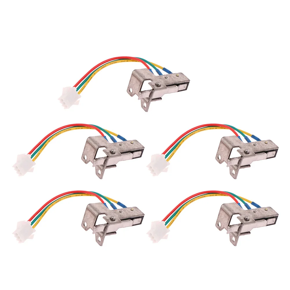 5PCS Gas Water Heater Switch Assembly With Bracket Metal Plastic For Most Valve Spare Parts Easy Installation Replacement Tool