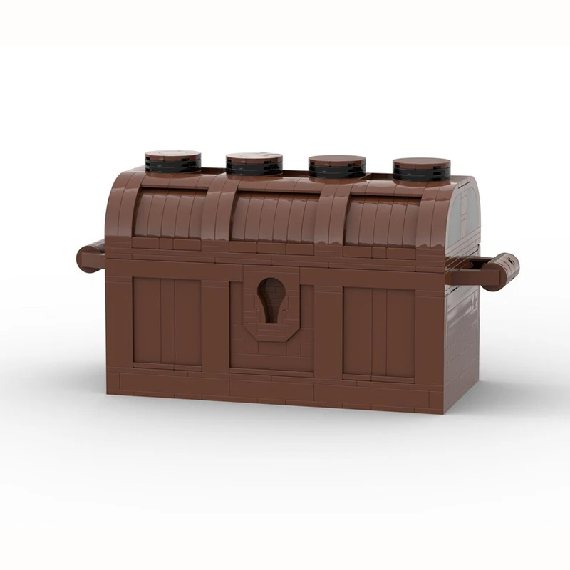 Creative Series Moc Building Bricks Island Treasure Chest Model Building Technology Modular Blocks Construstion Toy Holiday Gift