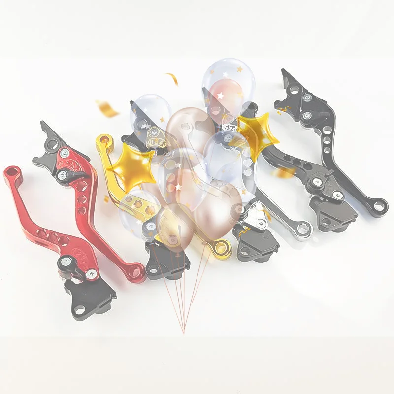 Motorcycle Clutch Brake Lever 6-Position Adjustable Universal GY6 Anti-Rust for Scooter Moped Off-Road Use Accessories