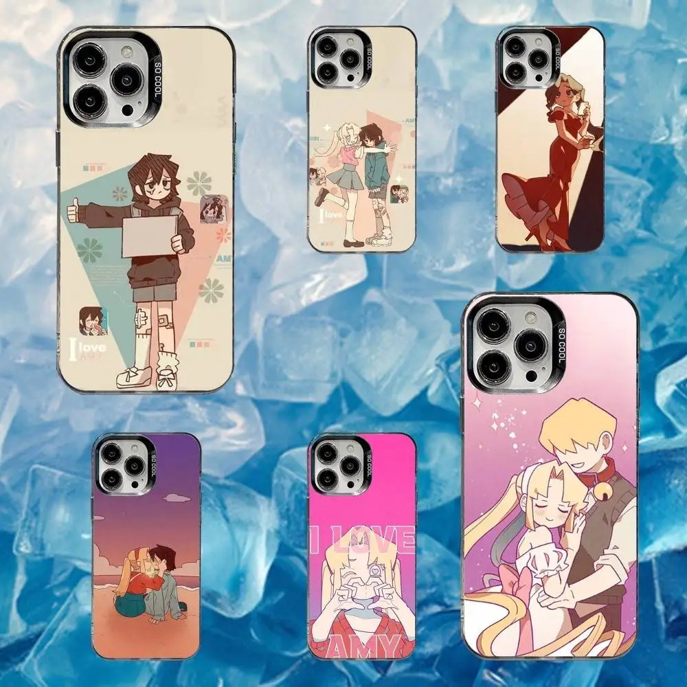 

I Love Amy BIBI Phone Case For iPhone 16,15,14,13,12,11,Mini,Pro,SE,MAX White Matte Shockproof Cover