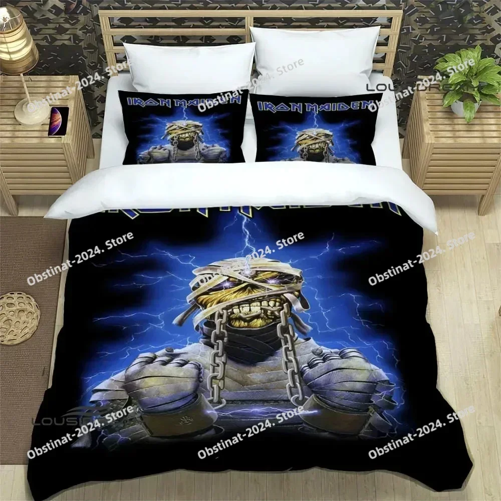 3D Rock band I-Iron-M-Maiden Bedding Sets exquisite bed supplies set duvet cover comforter set bedding set luxury birthday gift