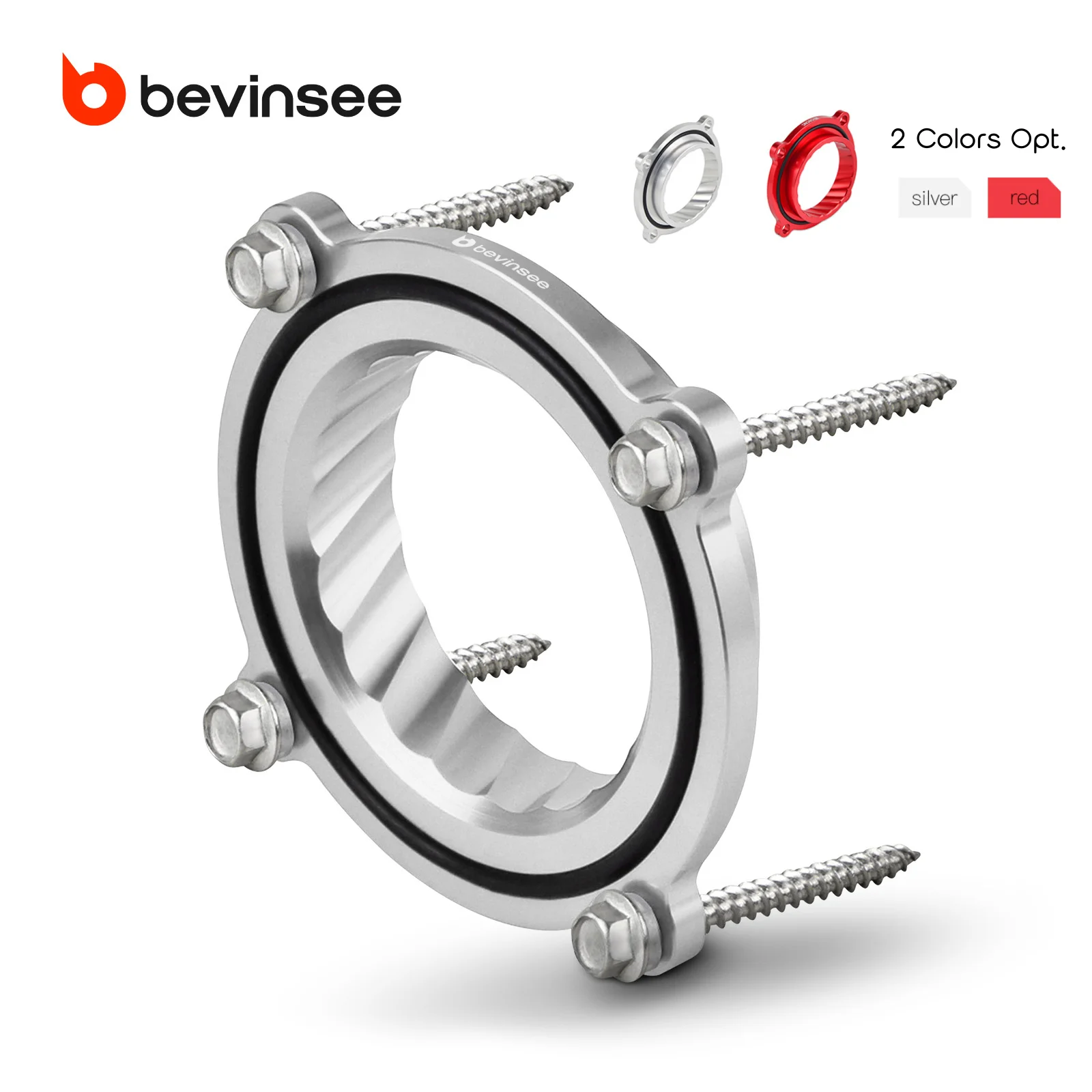 BEVINSEE Aluminum Throttle Body Spacer For Jeep Wrangler For Chrysler 300 For Dodge Challenger Charger GT SXT For Ram 1500