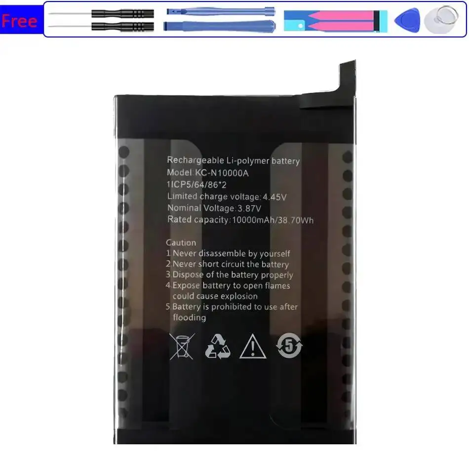 

KC-N4800A KC-N5000A(Air1) Mobile Phone Battery 4800-15000Mah For Oukitel IIIF150 Air B2 H2022 R2022 1 II Iii Pro 2022 Ultra