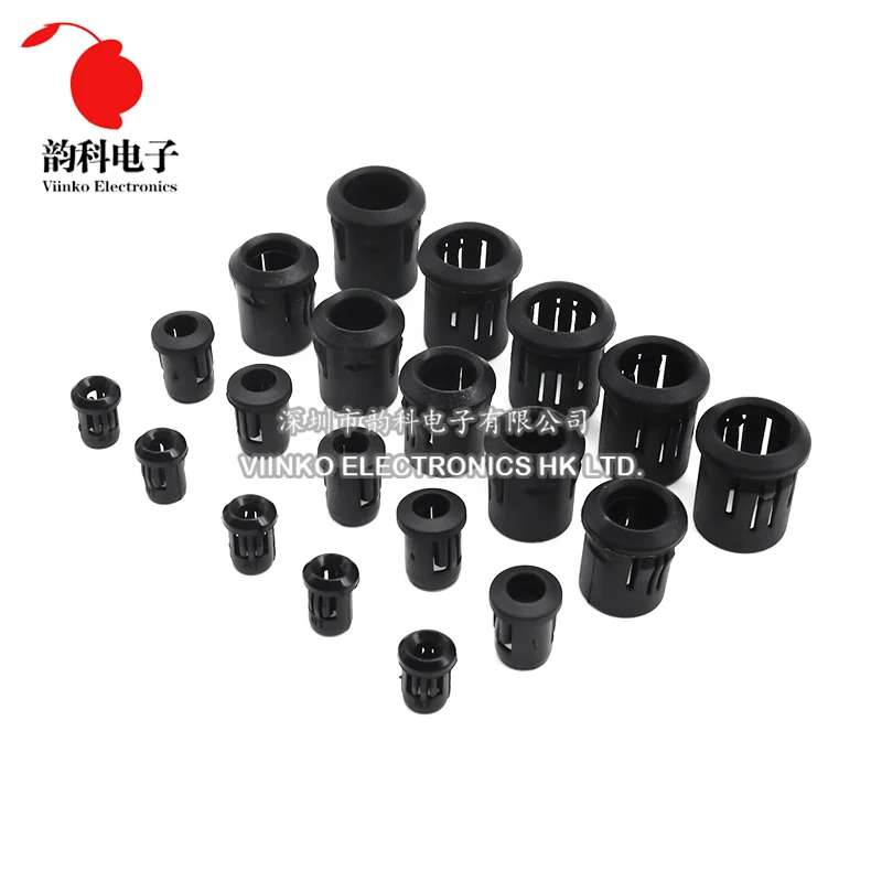 10pcs Black Plastic Lamp Bases 3mm 5mm 8mm 10mm LED Diodes Holder Black Clip Bezel Socket Mount DIY Light Emitting Diode