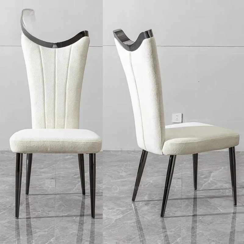 Top Quantity Modern Restaurant Hotel Upholstered Dining Chair Mid-Century Modern High Back Frame Luxury Dining Chair