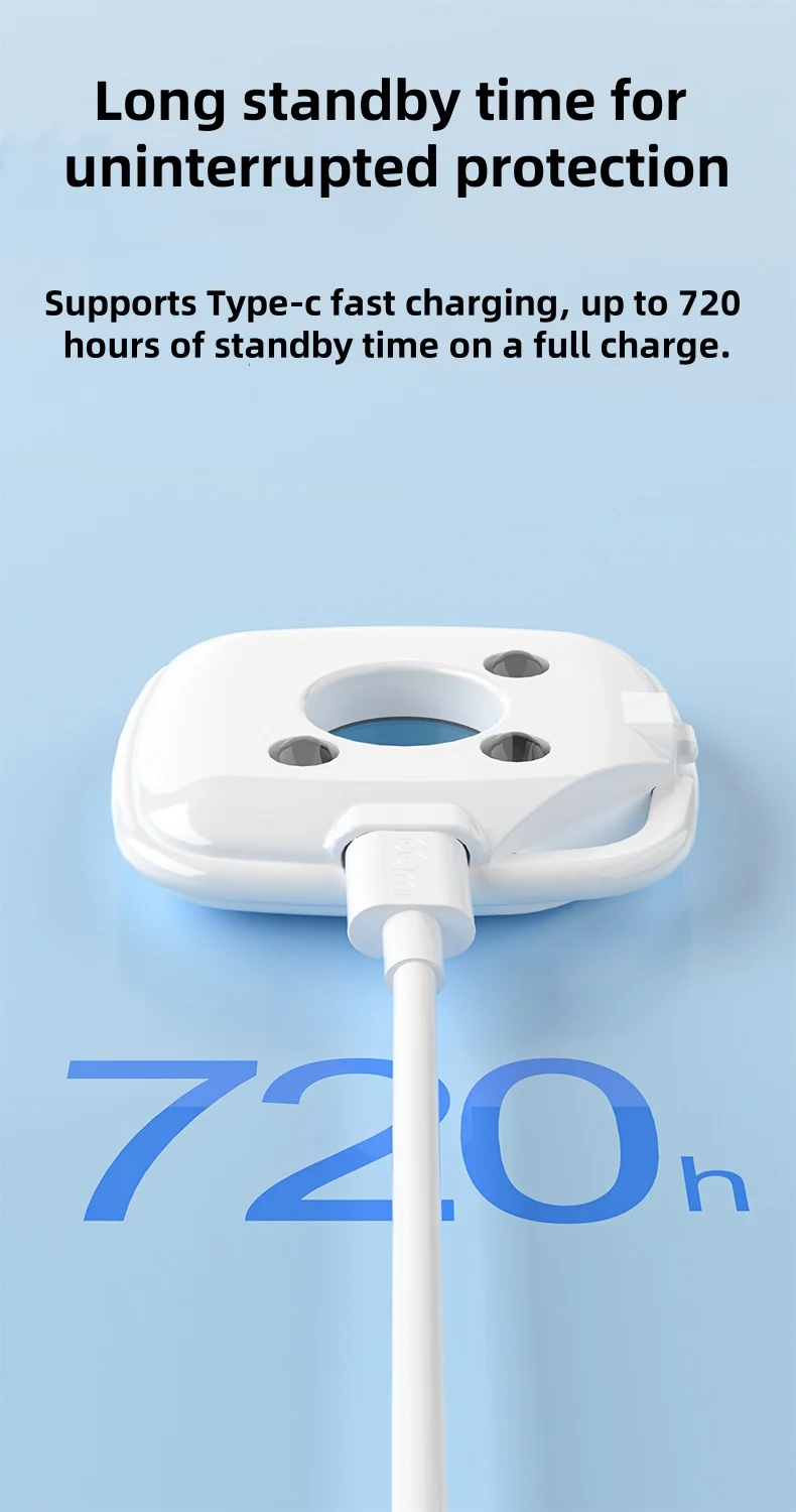 Camera Detector Intelligent Anti Hidden Camera Signal Detector Rechargeable Hanging Security Alarm Protection Camera Detector