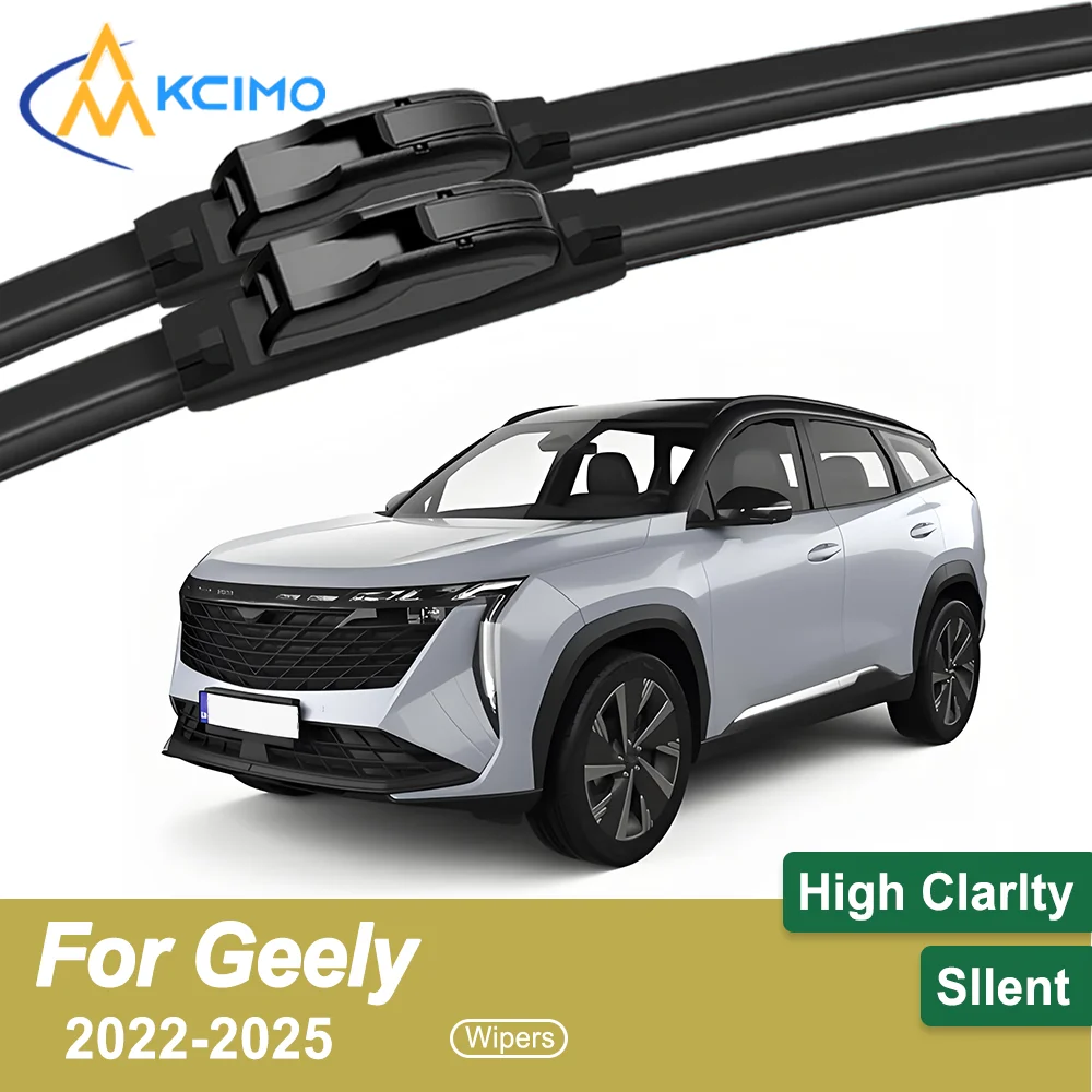 

Crystal Clear Driving 2PCS Windshield Wiper Blades for Geely Boyue L FX11 2022-2025 All-Weather Reliability Durable & Safe