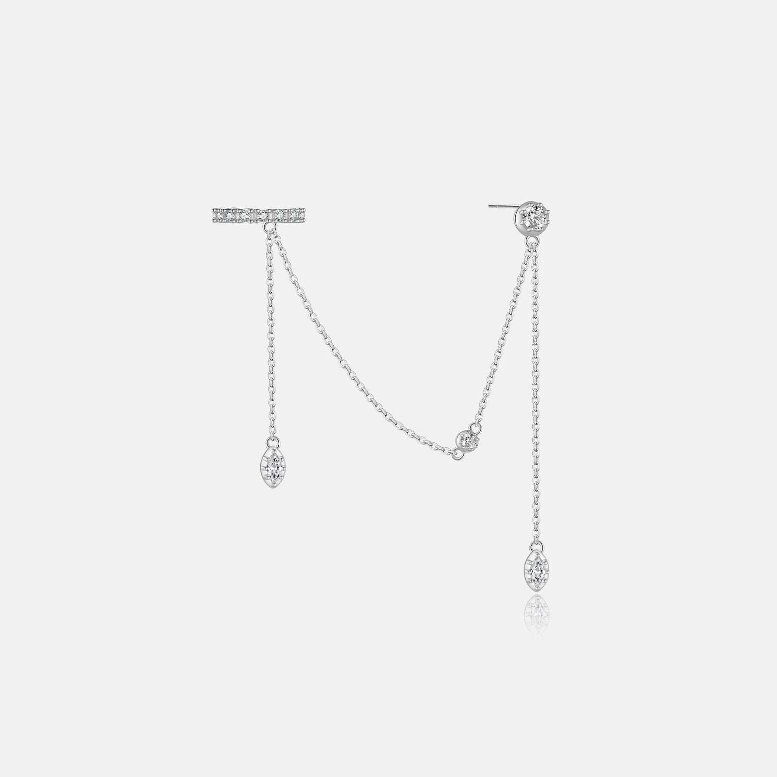 

VEWANT Женские длинные серьги-цепочки из 100% стерлингового серебра 925 пробы, роскошные модные ювелирные украшения для свадьбы и вечеринок