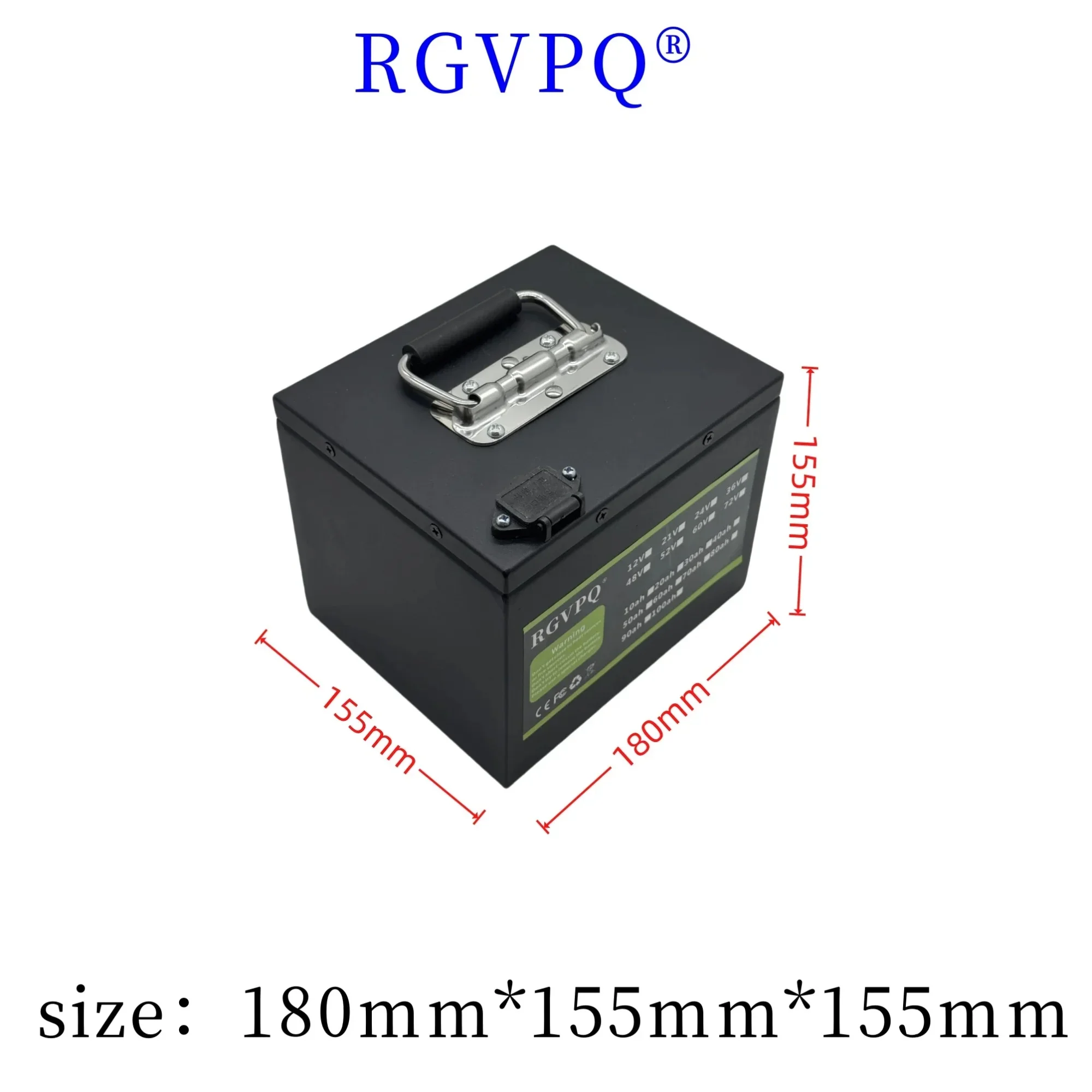 مركبة كهربية 60 فولت 18650 بطارية ليثيوم أيون، 20AH-50AH، مادة غلاف صندوق حديد، تطبيق 1000 وات-3000 وات