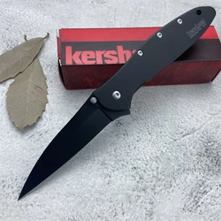 LEEK KS1660 410 stainless steel handle pocket knife camping 14C28N blade survival EDC folding tactical knife