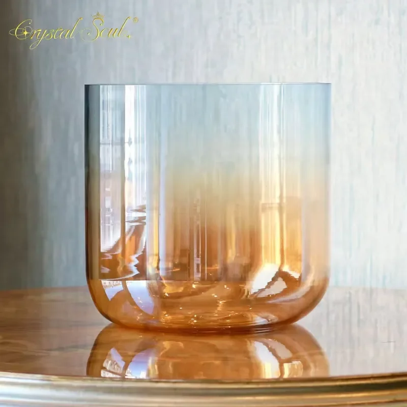 STAR LIN KUP 2026 New Thickened Alchemy Crystal Singing Bowl for Sound Bath Healing Meditation Quartz Wooden Base High