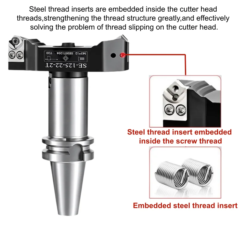 AP SE AP16 End milling cutter tool 90 ° 45 ° KM12 400R 50 22 27 32 right angle double edge bridge type aluminum alloy cutter