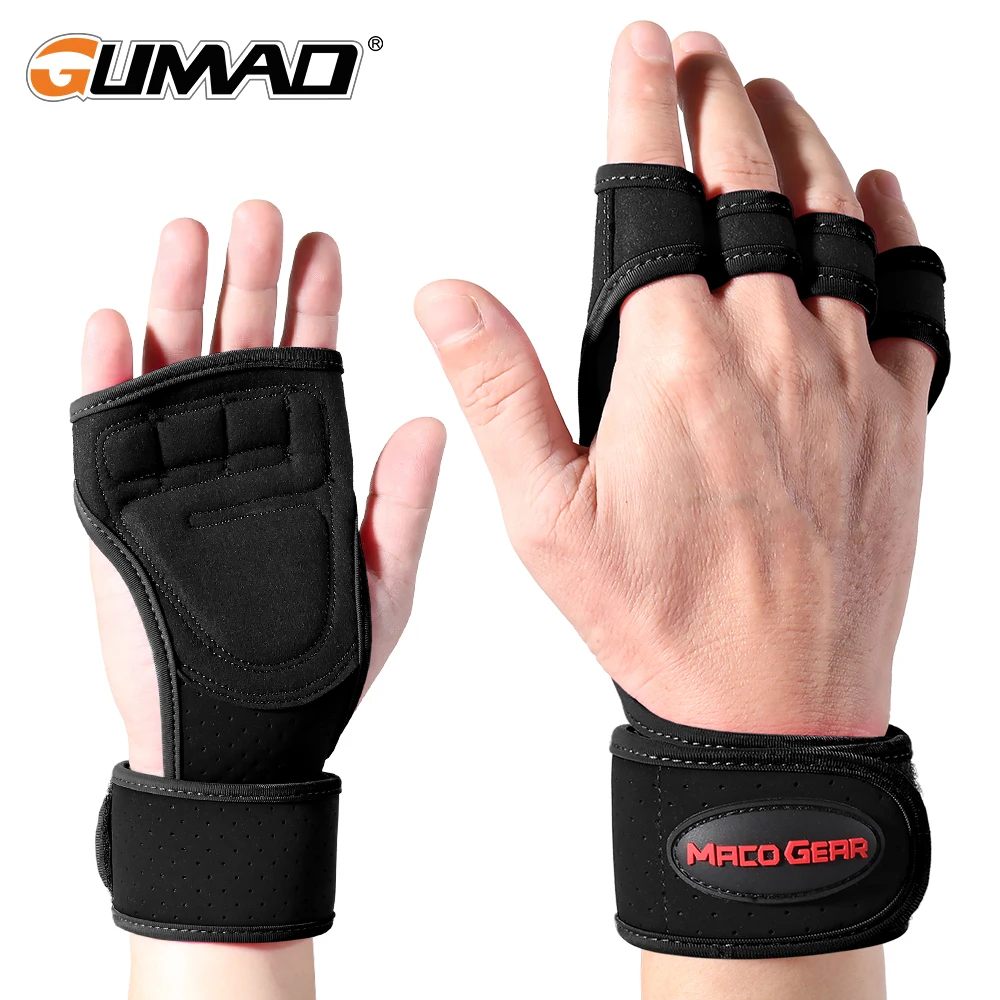 

Weightlifting Training Gloves for Men Women Fitness Sports Body Building Gymnastics Gym Exercise Hand Wrist Palm Protector Glove