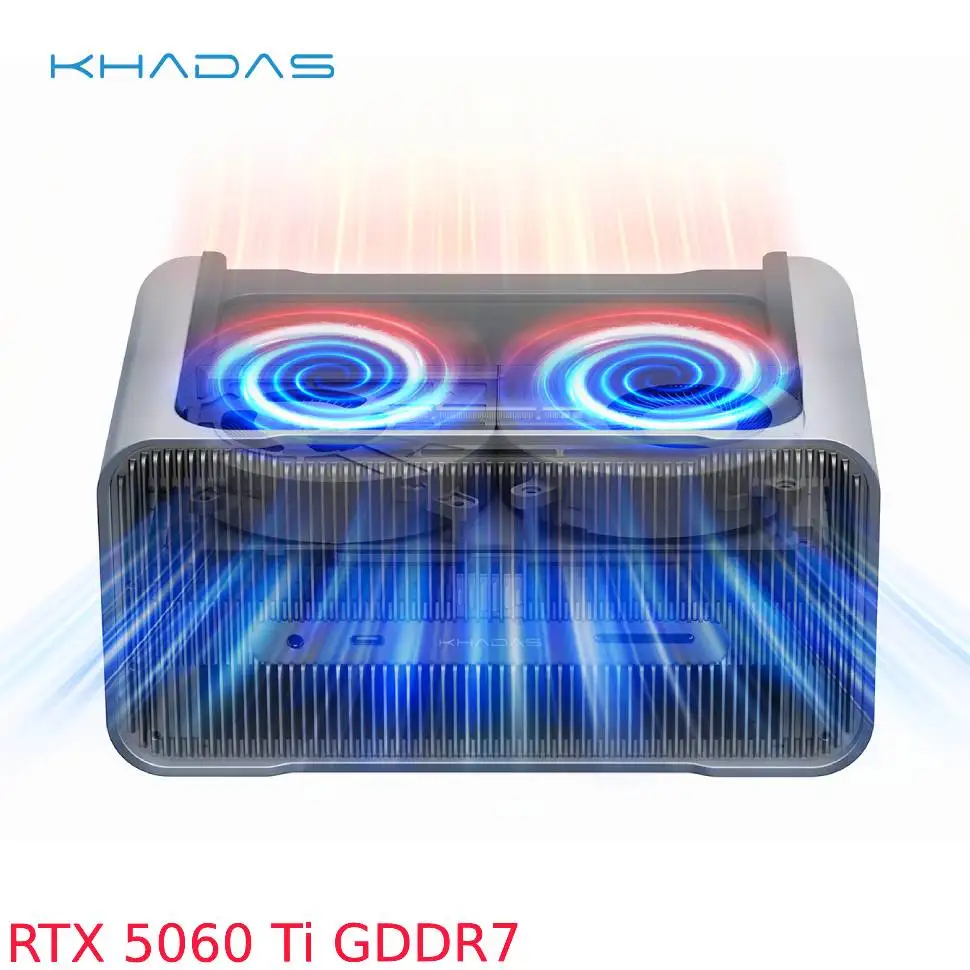 

Графический адаптер Khadas Graphics 2, новый NV RTX 5060 Ti GDDR7 16 ГБ eGPU, скорость передачи данных 128 ГТ/с, 759 AI TOPS, 8K 165 Гц, мощная док-станция 180 Вт